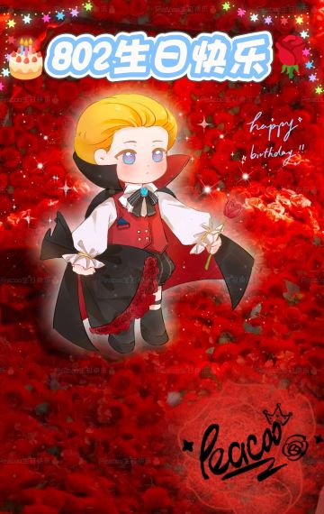 祝Peacoo生日快乐！