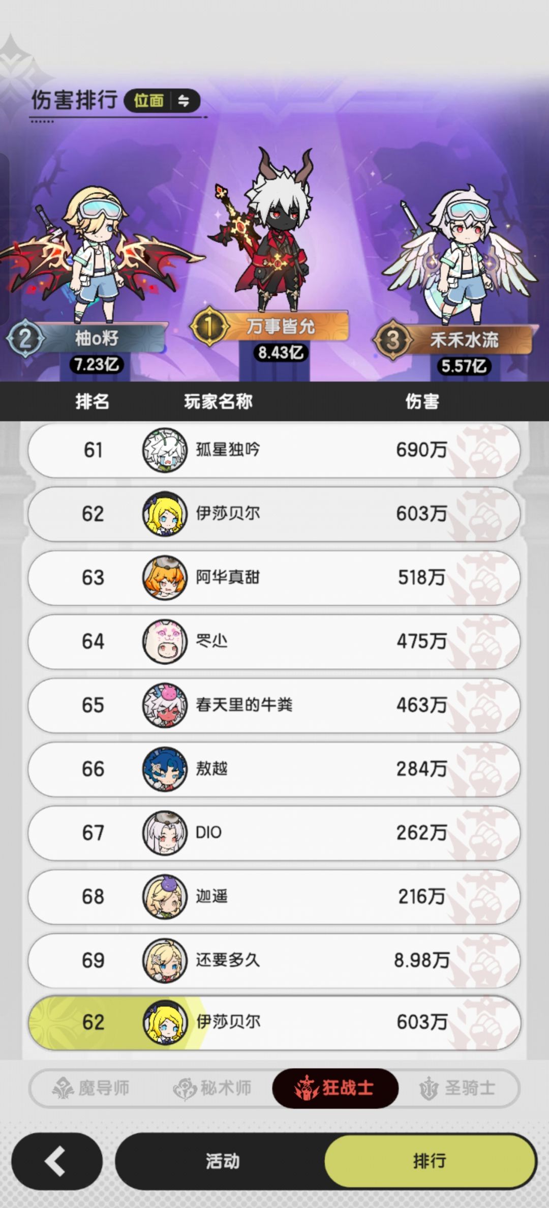 二区三转斗士这么少的吗？ 2