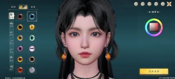 夜晚飘落着小雪花