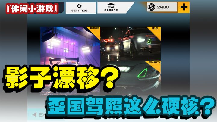 『休闲小游戏』影子漂移!歪果仁就是这么考驾照的?截图