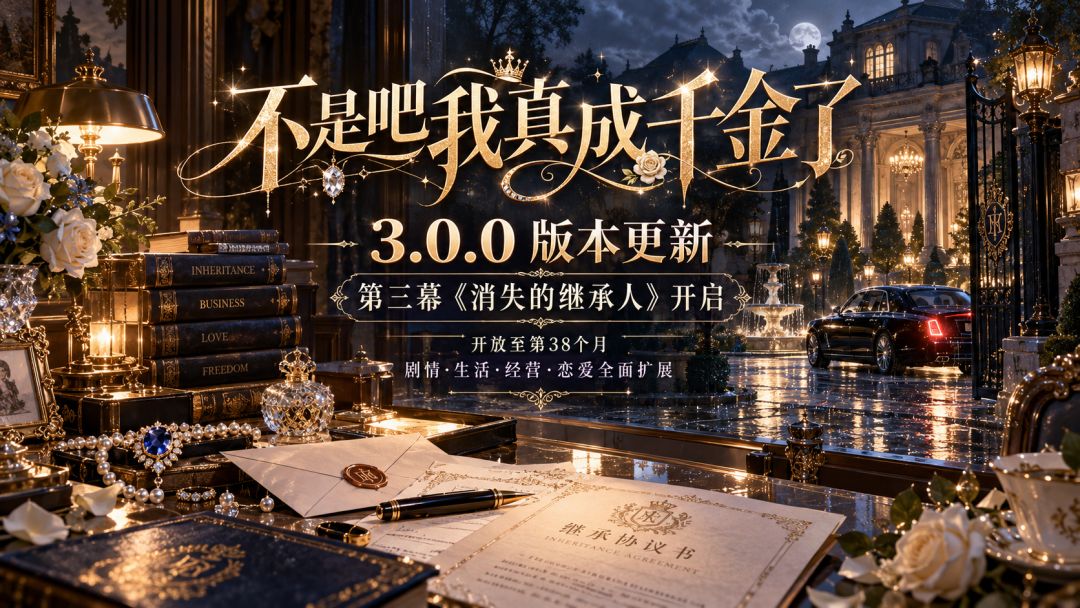 《不是吧我真成千金了》V3.0.0 更新公告 1