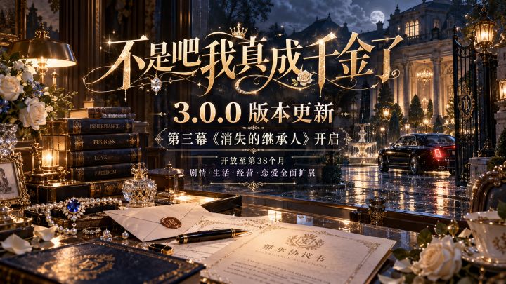 《不是吧我真成千金了》V3.0.0 更新公告截图