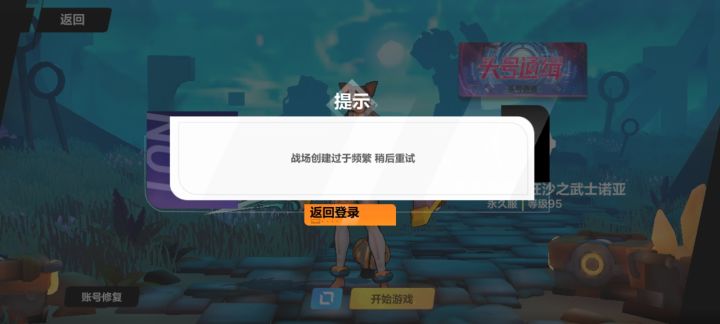 进不去游戏截图