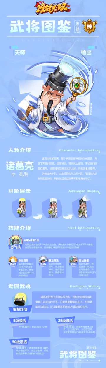 【武将图鉴】第六期--诸葛亮