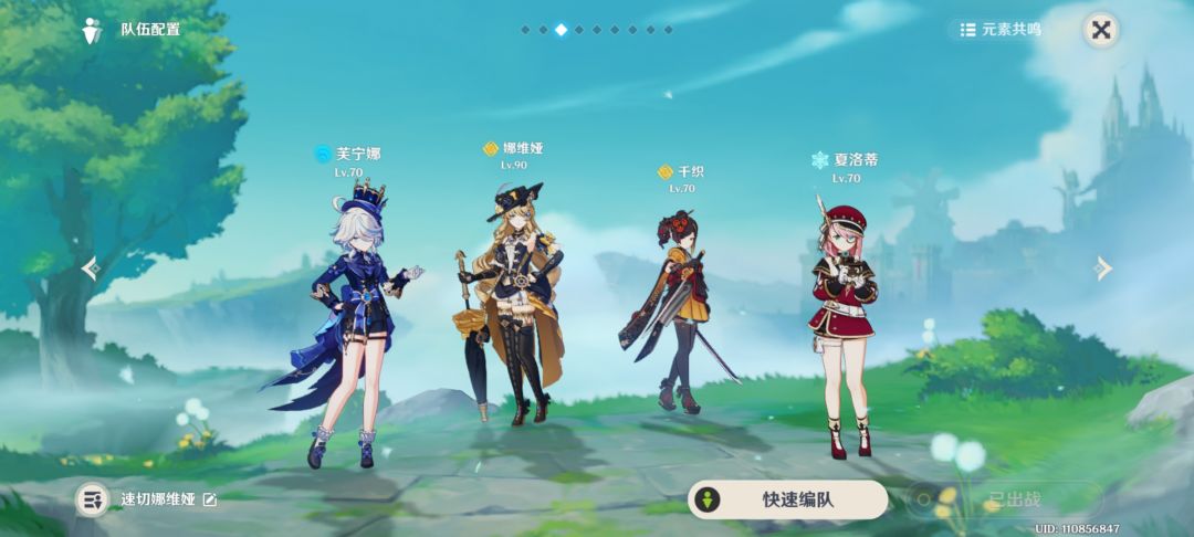 娜维娅速切配队截图