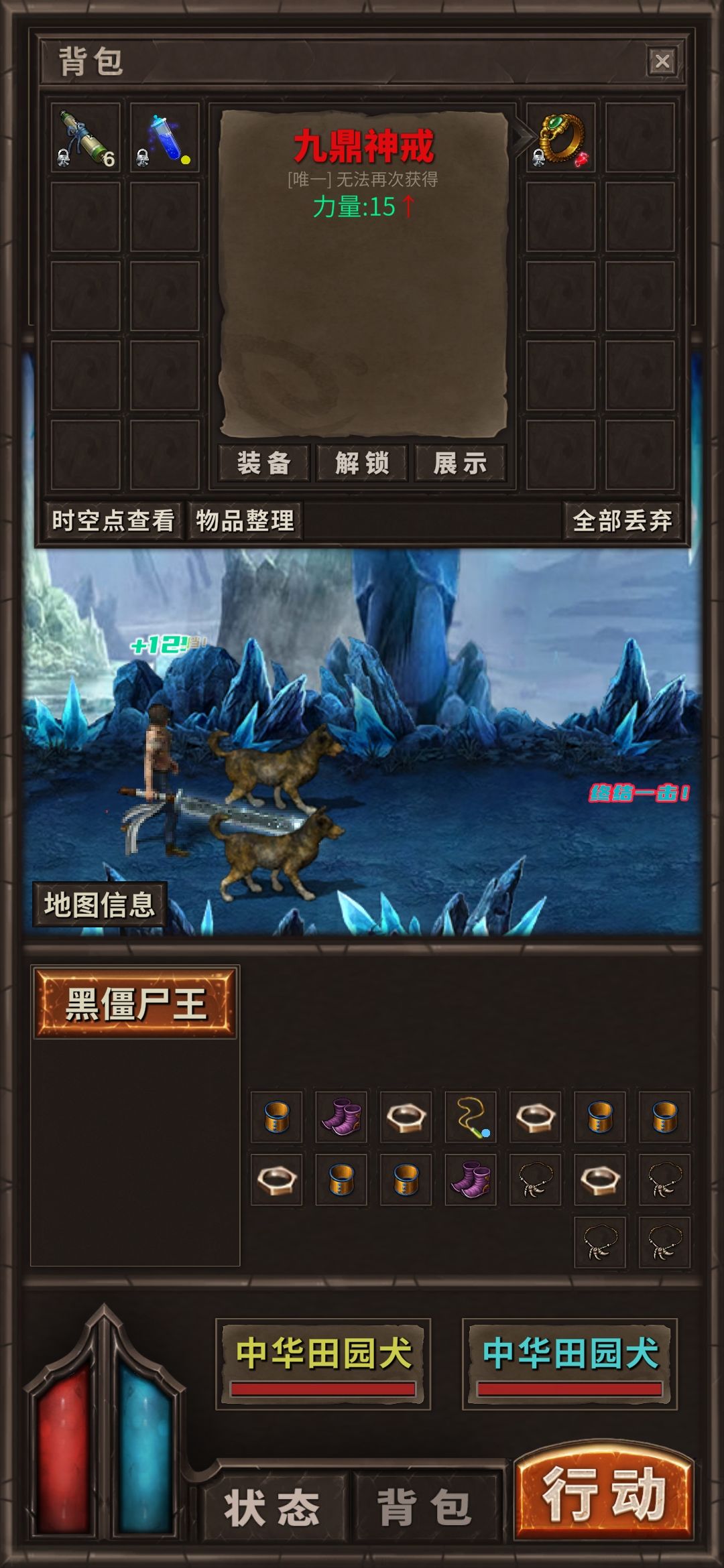 魔法戒指和九鼎戒指是装备身上还是展示啊 2