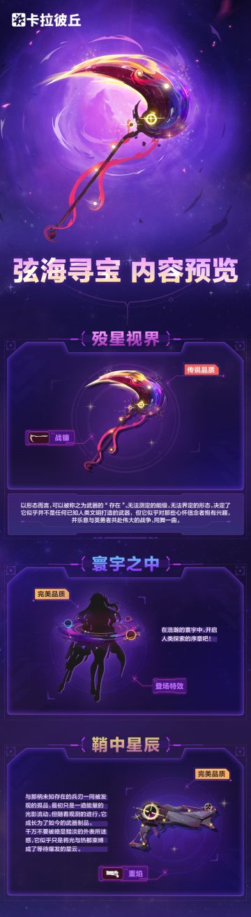 「弦海寻宝-殁星视界」内容一览