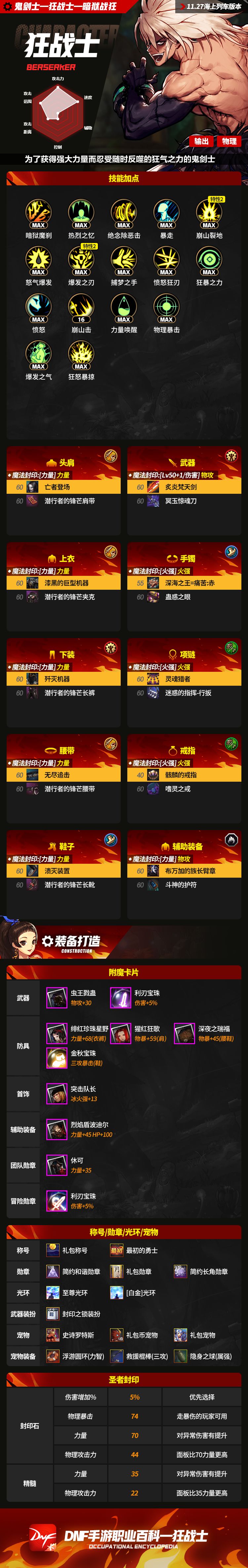 狂战士职业百科（65海上列车版本）截图