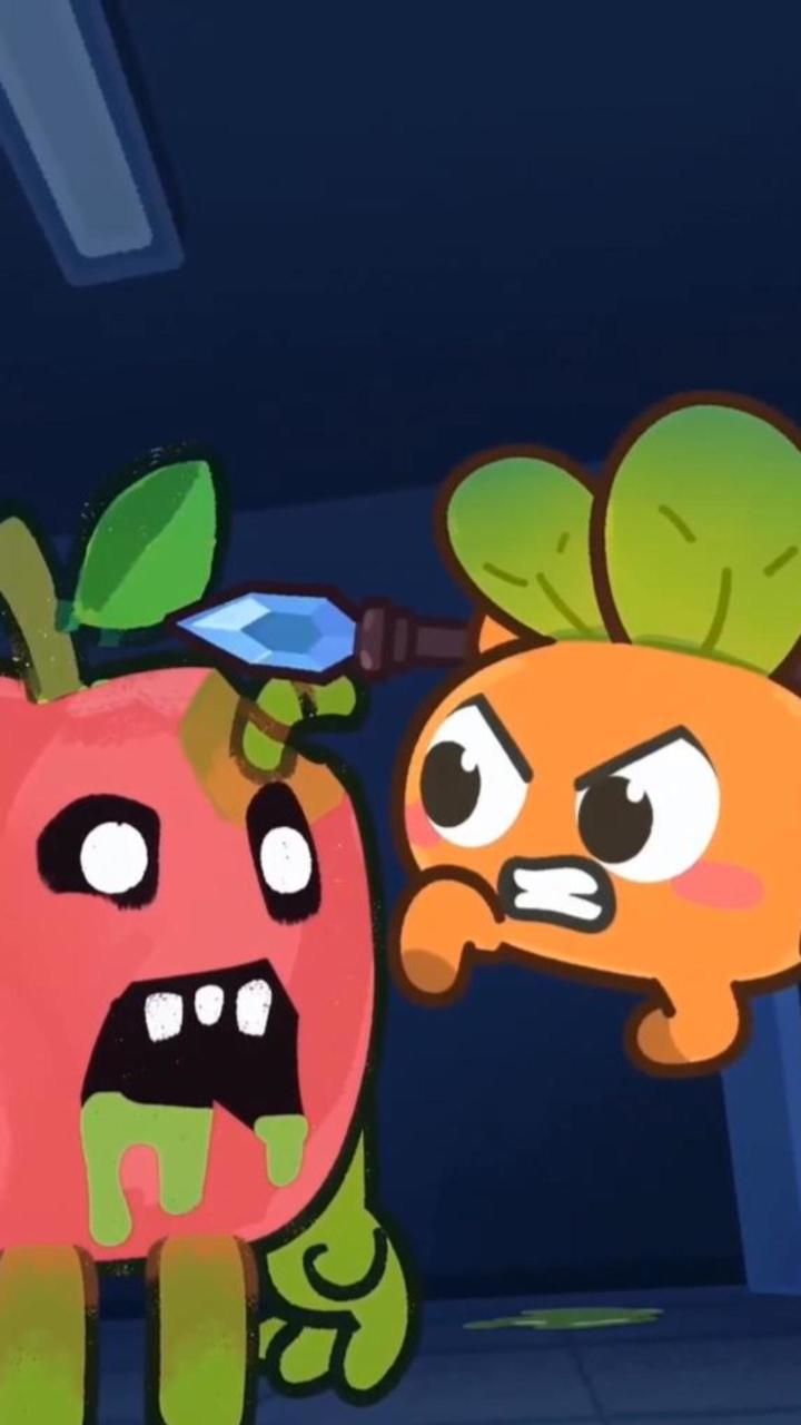 以为打倒了?丧尸苹果又爬起来了!😱万圣节🎃截图