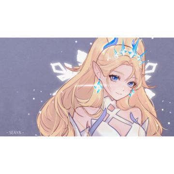 「 
 So show them what you got
 you’re a shooting star
 展现自我，你就是流星
 Baby 
 no one in this world compares
 世上无人能与你媲美。
 」
 ——Seaya《Follow The Waves》#游戏图文新春挑战#同人二创