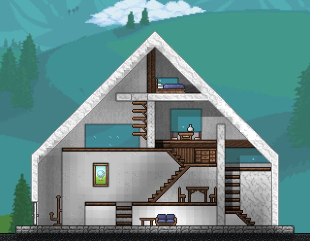 ［Terraria 建筑］Type 04 楼梯 2