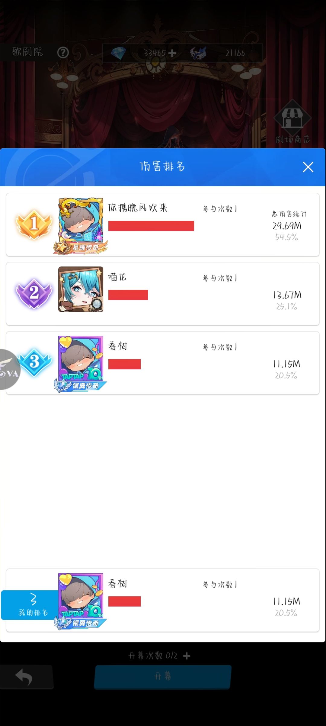 歌剧院BOOS血量咋算的啊 2