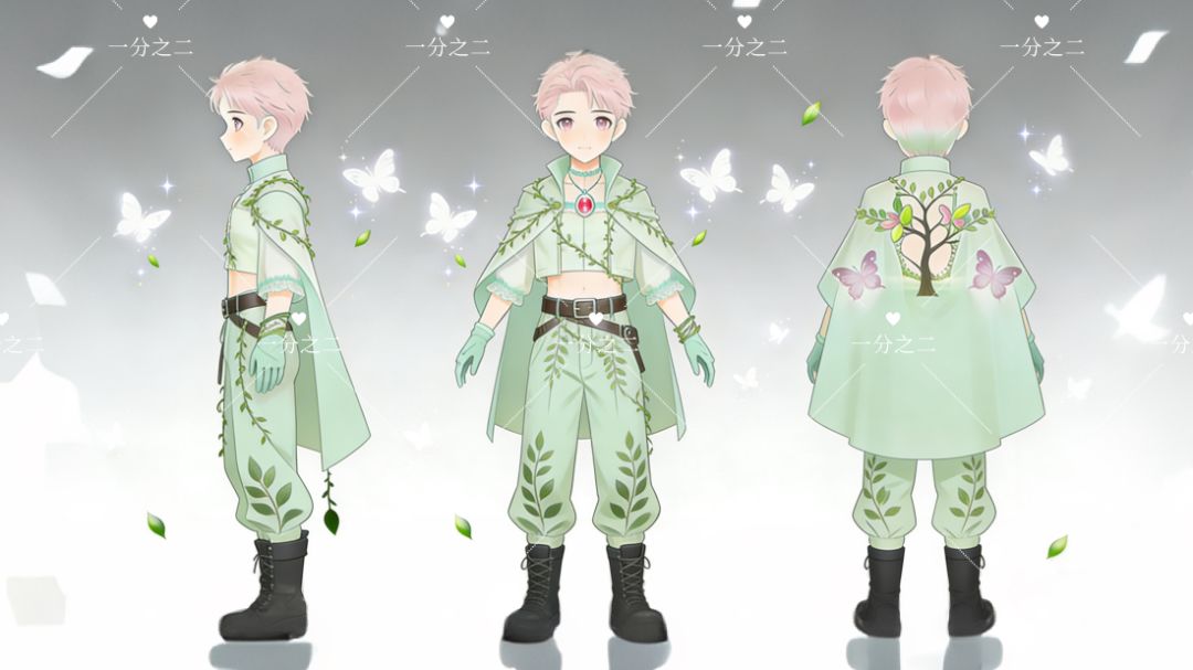 【麦芬时装设计大赛】森蝶之舞 2
