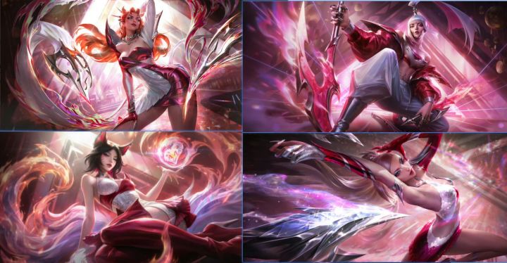 K/DA 3.0原画皮肤解禁,阿卡丽神话幻想!截图