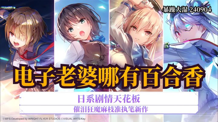 催泪狂魔麻枝准执笔新作，电子老婆哪有百合香！日系剧情天花板截图