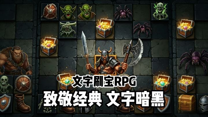致敬经典❗文字暗黑刷宝RPG❗截图