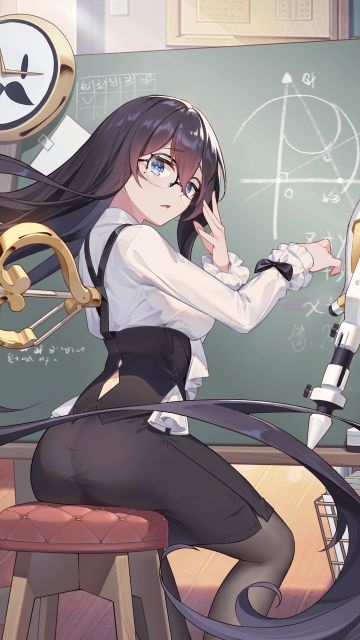 💘周末壁纸·校园专场💘 指挥官同学，听课要认真哦~