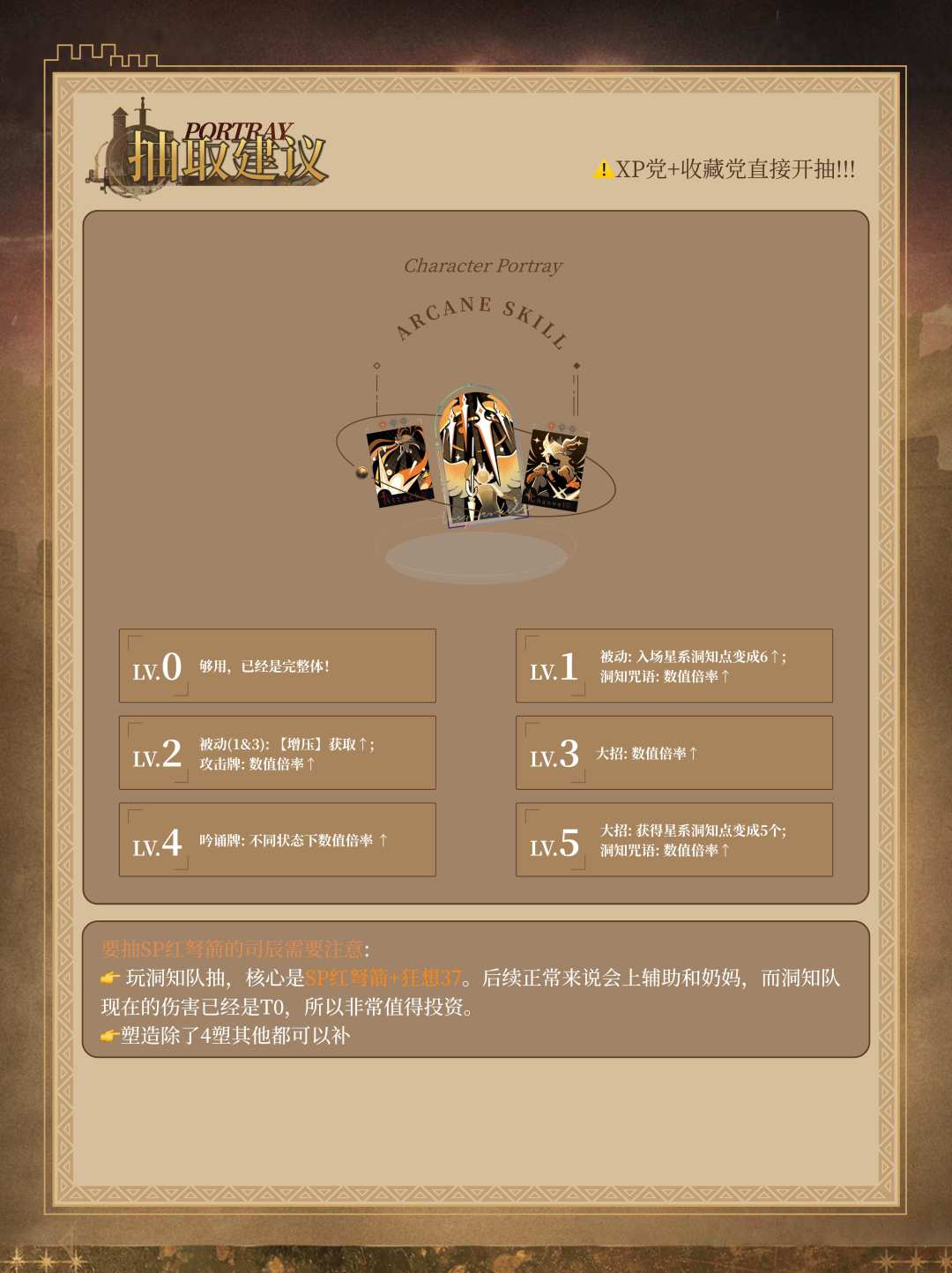 「狩勋女巫红弩箭」角色养成&抽取建议 10