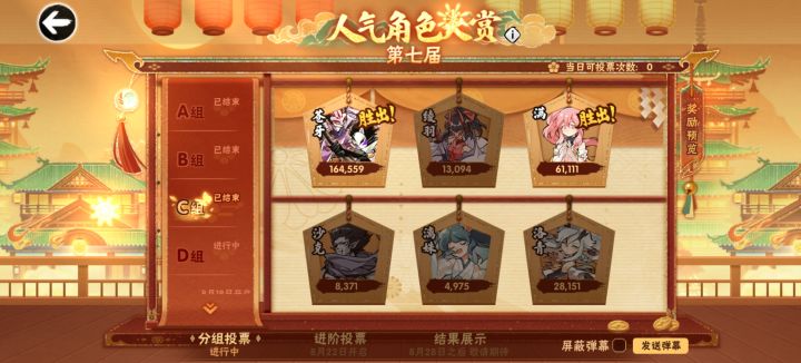 看了看昨天的投票截图