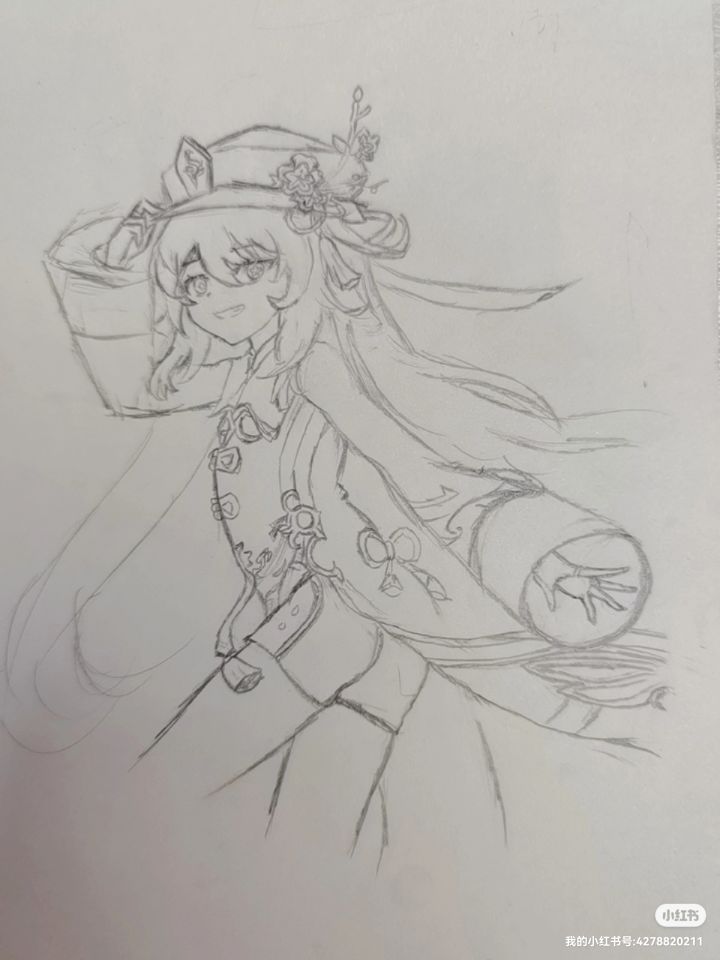 5分钟画的[表情_酷]#即点即玩云原神截图