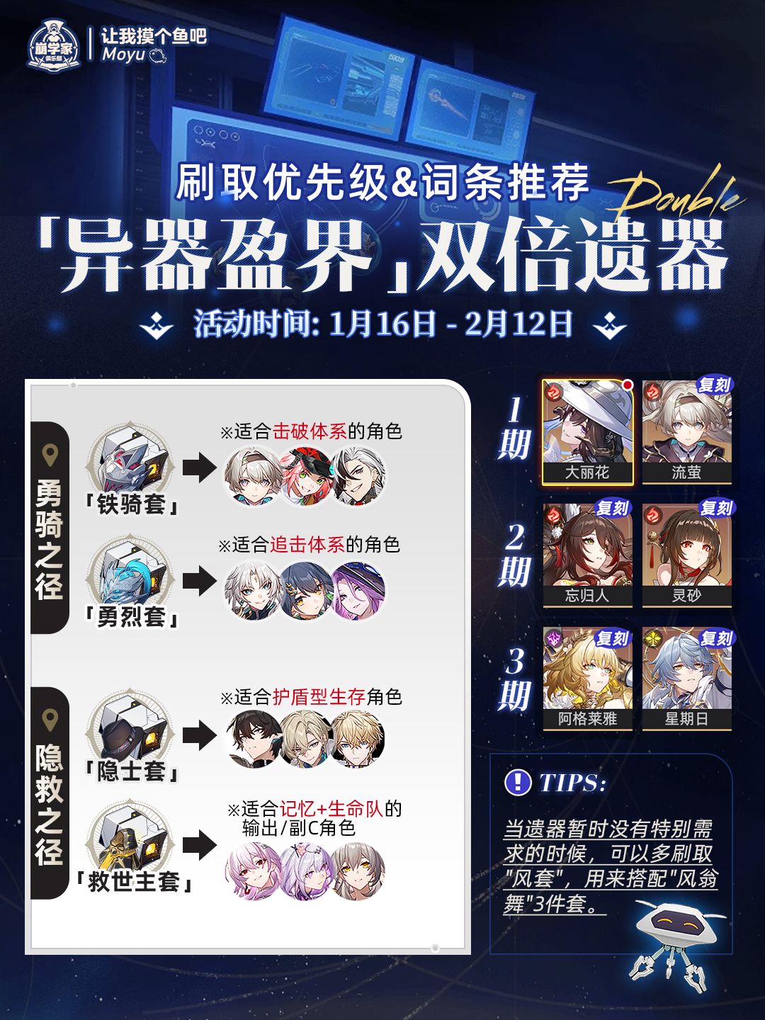 【V3.8攻略】『异器盈界』双倍遗器词条推荐 1