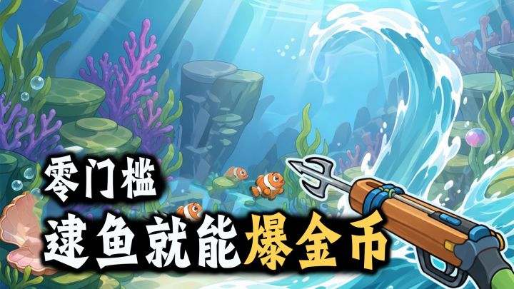 逮鱼爆金币啦✨强化能力👍捉全海域的鱼‼️截图