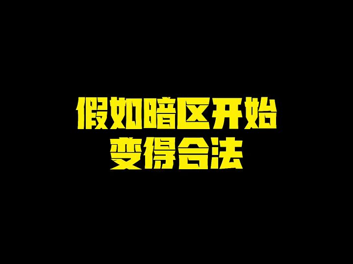 假如暗区开始变得合法?截图