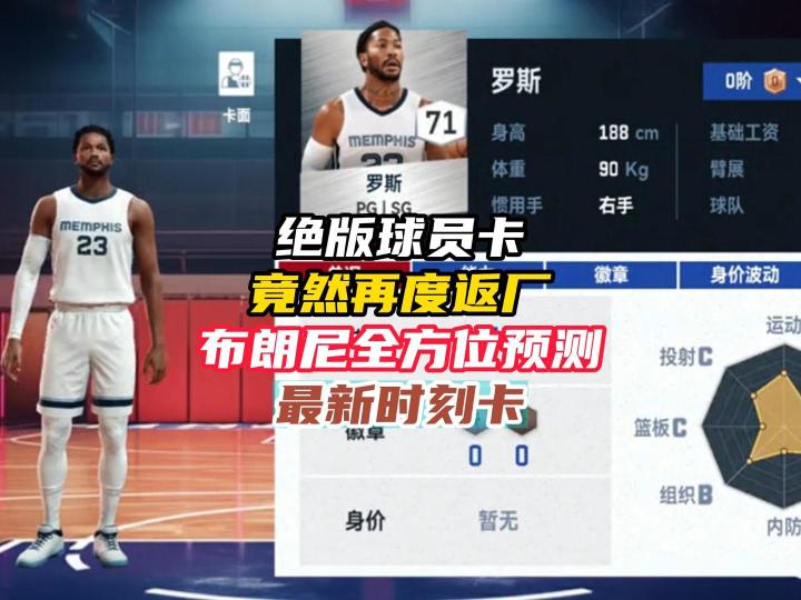 NBA巅峰对决最新时刻卡球员预测!截图