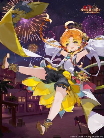 《坎公骑冠剑》守护者订阅的纯净之火伊露妮的高清壁纸已送达~