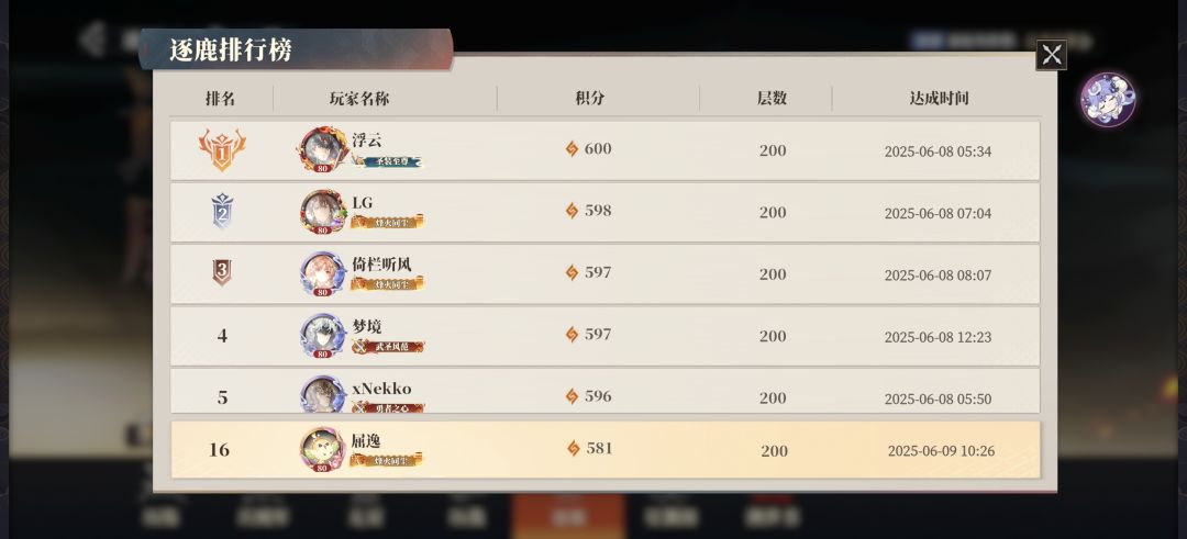 逐鹿200层 2