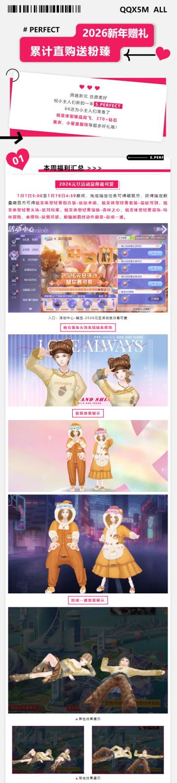 [2026新消息] 老己！这些新体型臻品双飞&370+钻石&美衣，夯爆了