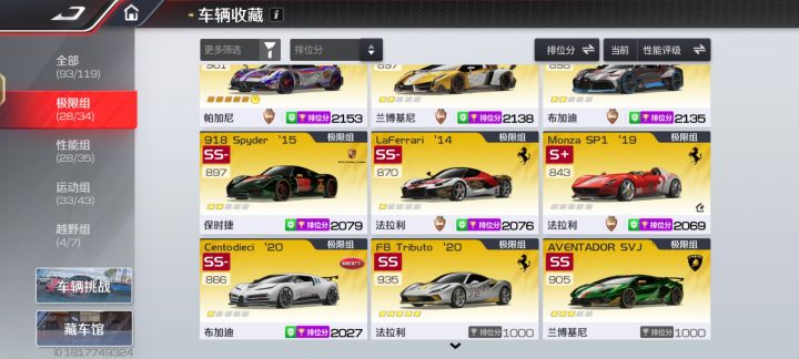 赛季末冲分截图