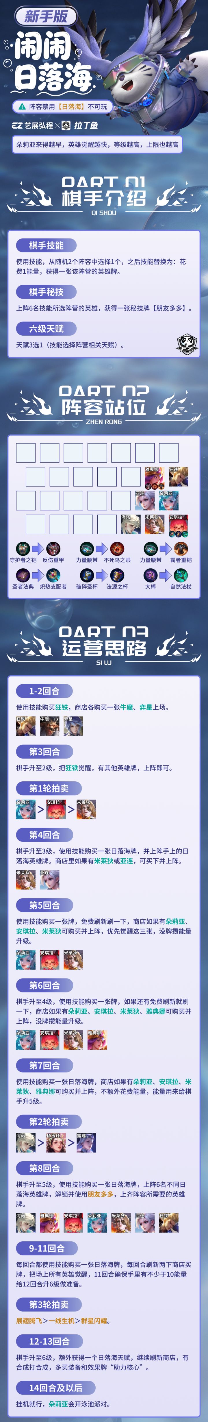 【闹闹日落海】新手版高手版详细攻略来啦截图