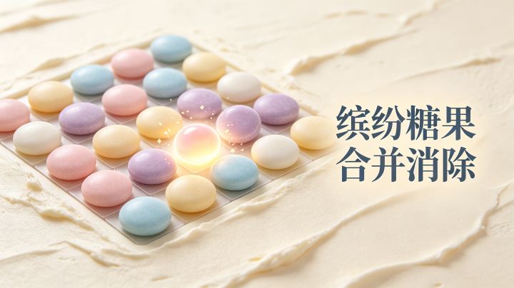 《糖果爱合成》玩腻了普通合成三消，不妨来试试这款截图
