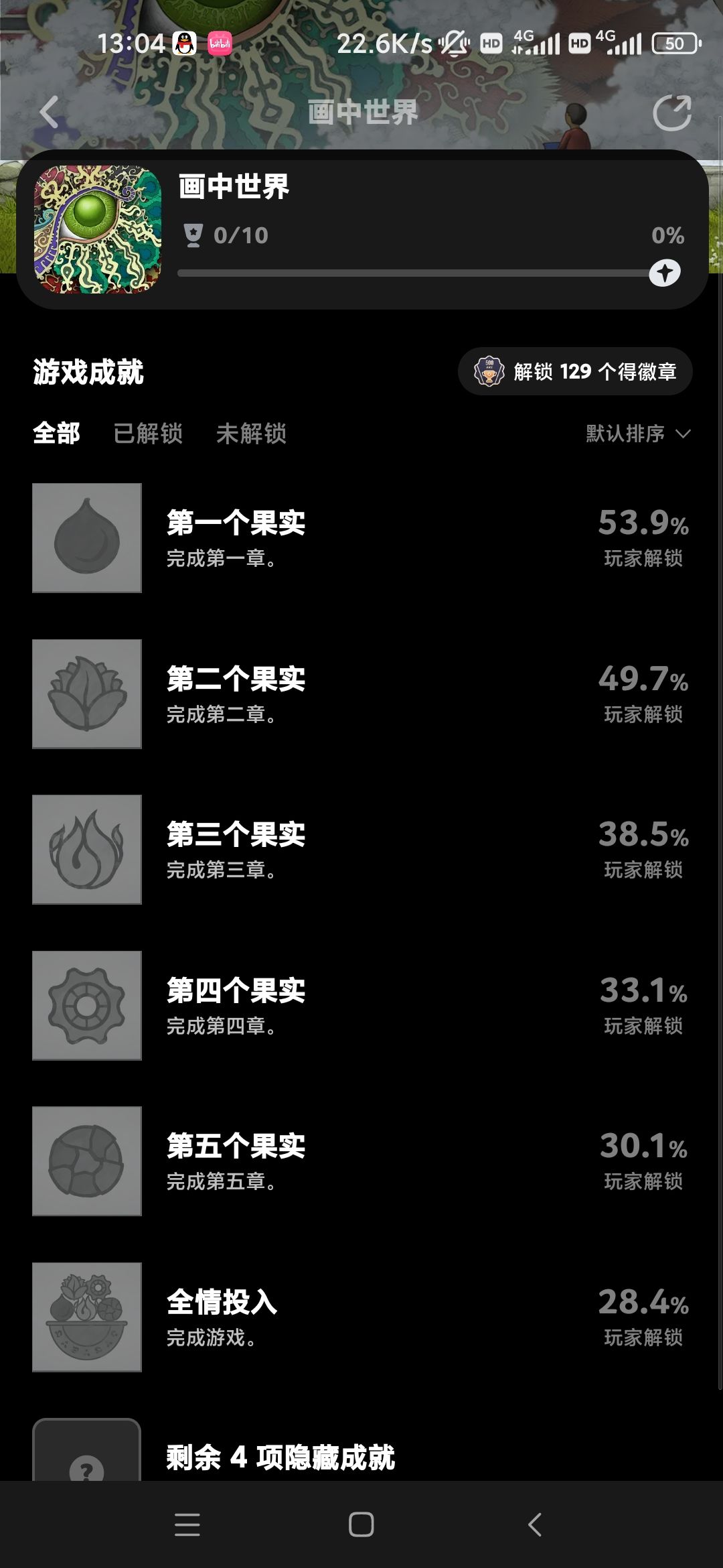 为什么通关了都没有成就🤔 1