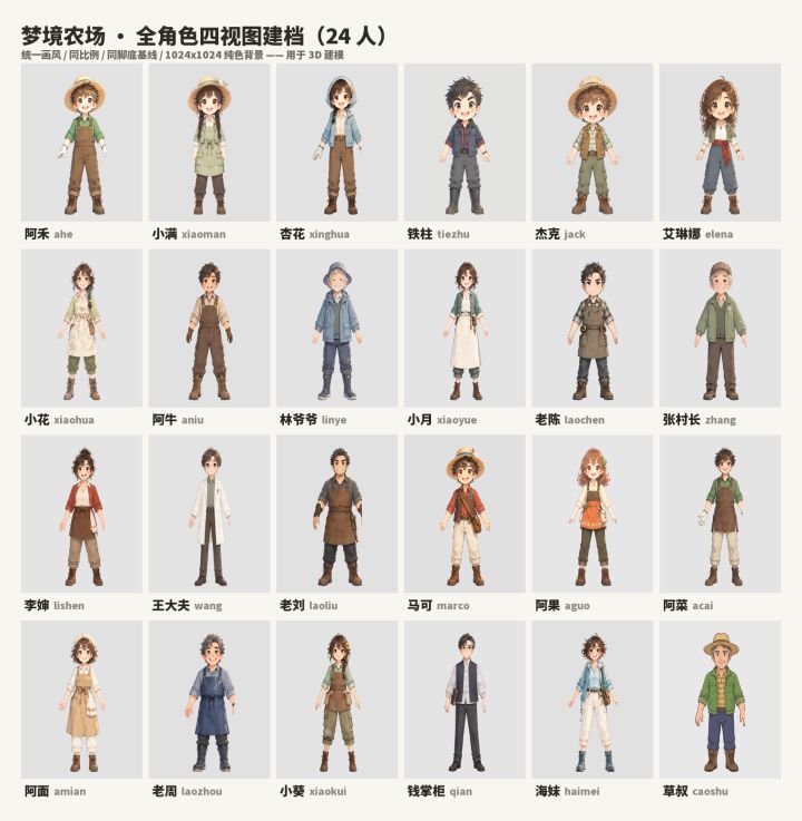 《梦境农场》V0.4.2新版人物立绘展示截图