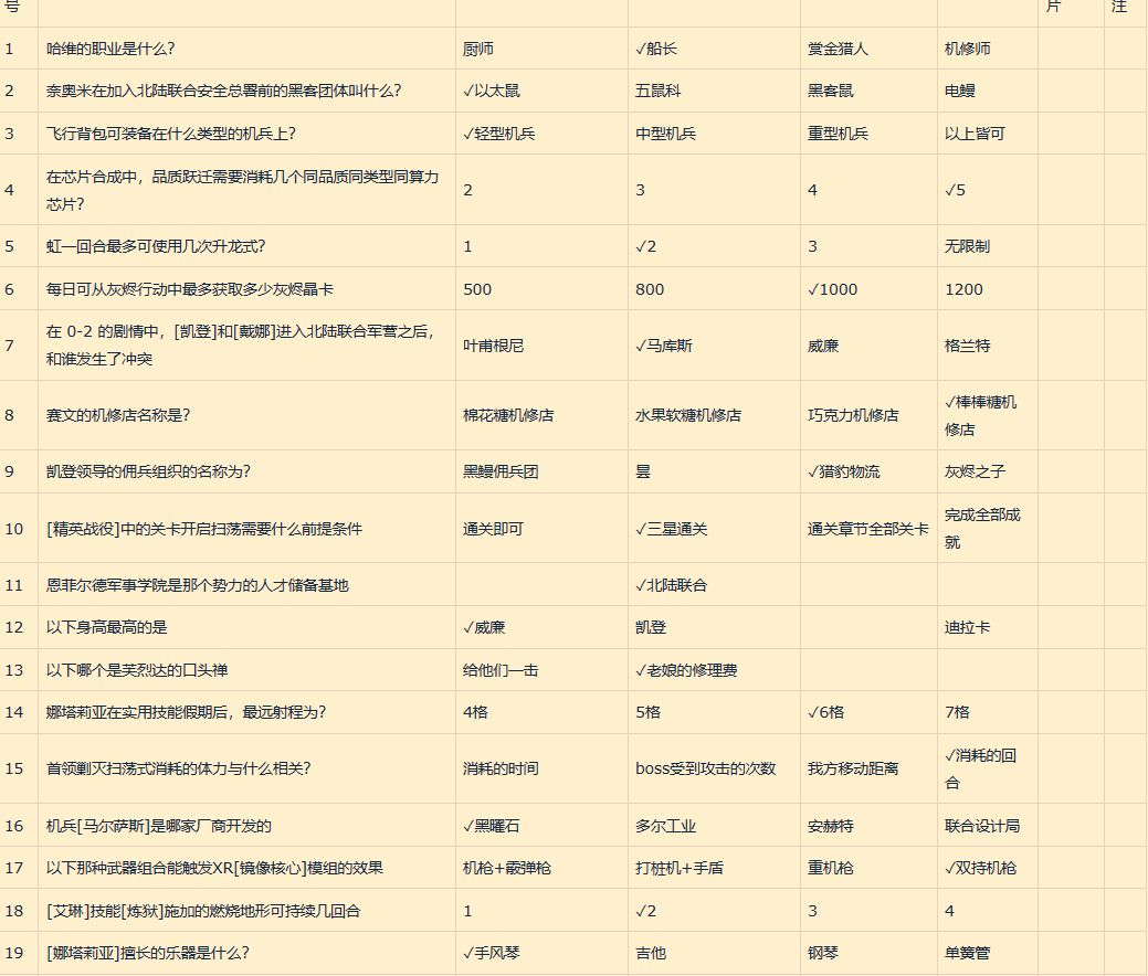钢岚答题攻略截图