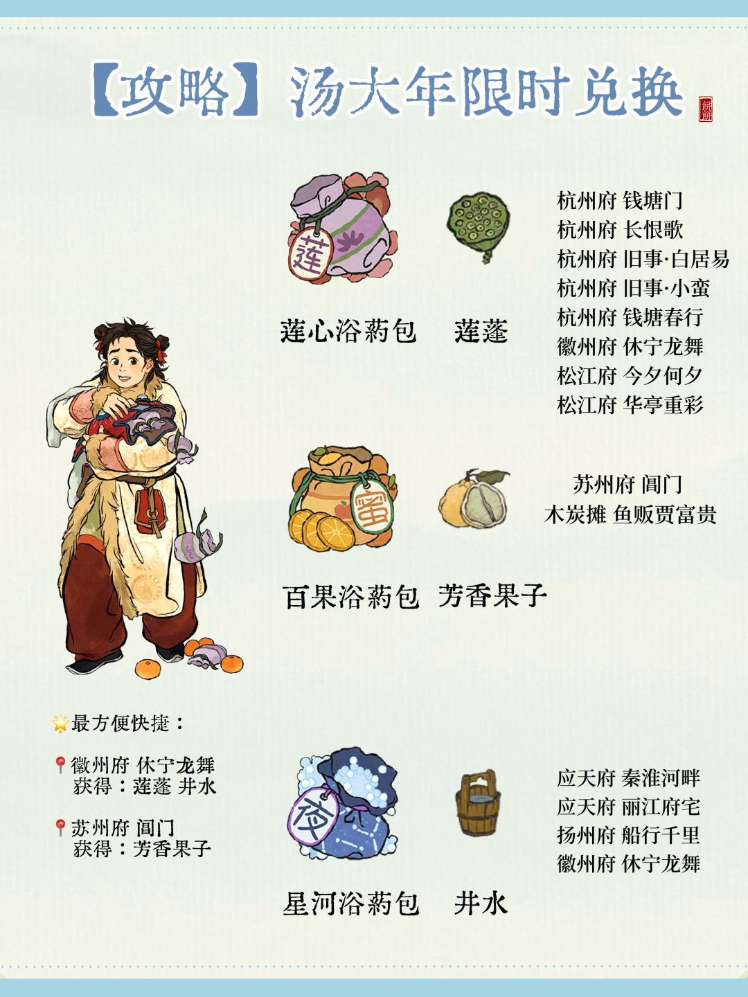 【攻略】白雪镇预热活动：汤大年限时兑换截图