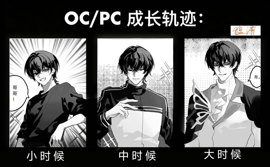 画了家1成长轨迹,哥哥→哥 1