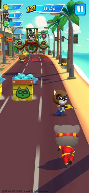 《汤姆猫英雄跑酷》突破极限需冷静!