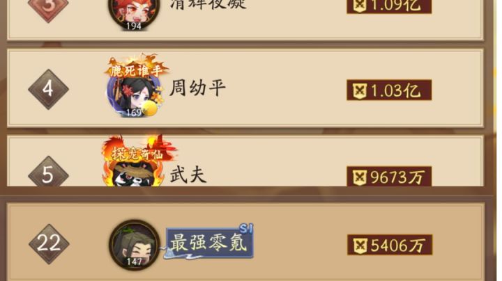官服1区0氪第142天玲珑塔1126层截图