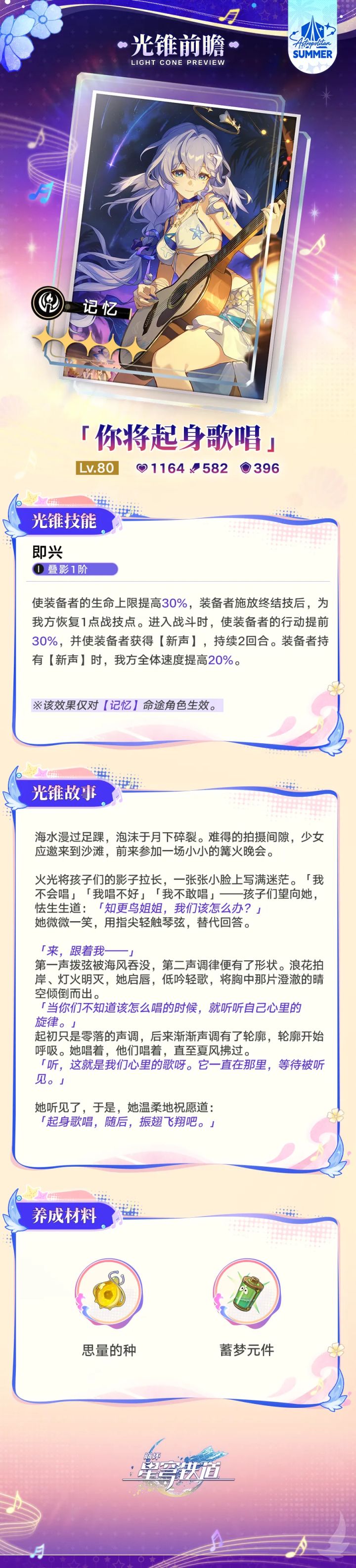 星铁知更鸟晴歌前瞻,风记忆副C能拉条~截图