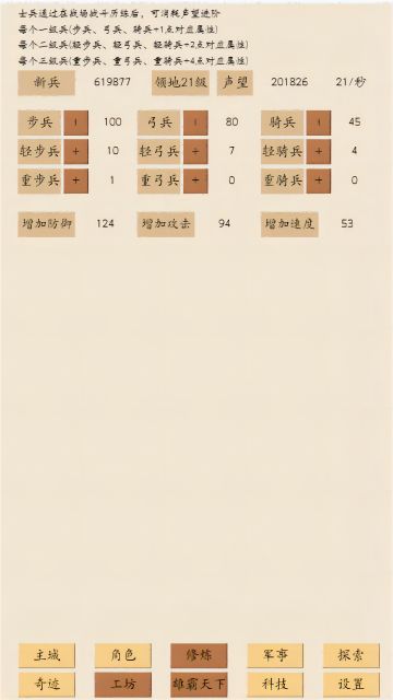 荒古文明——军事篇