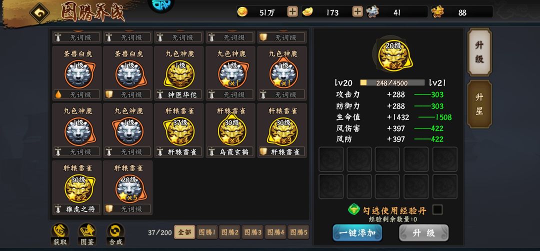 战宠图腾强化、升星讲解 1