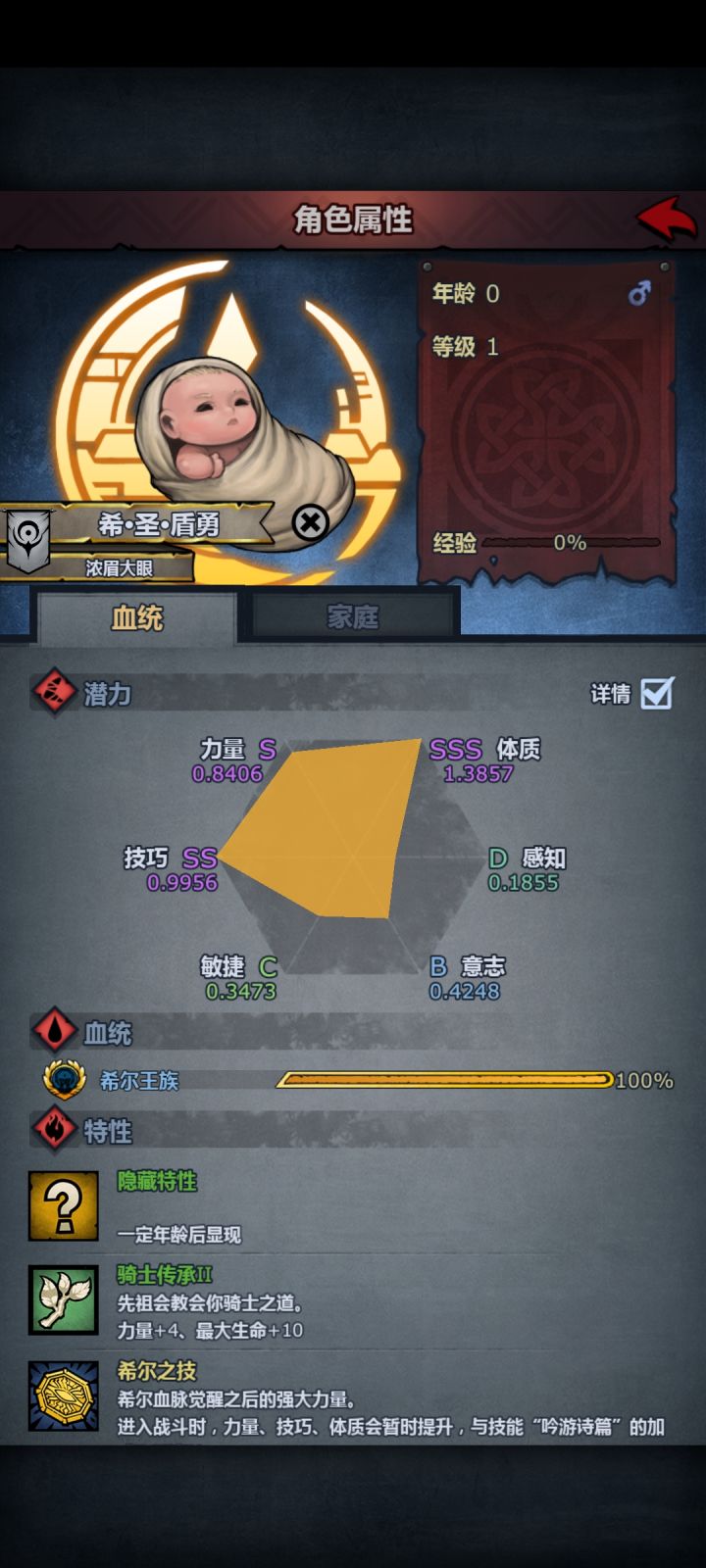 这个苗子玩翼骑还是盾勇啊截图