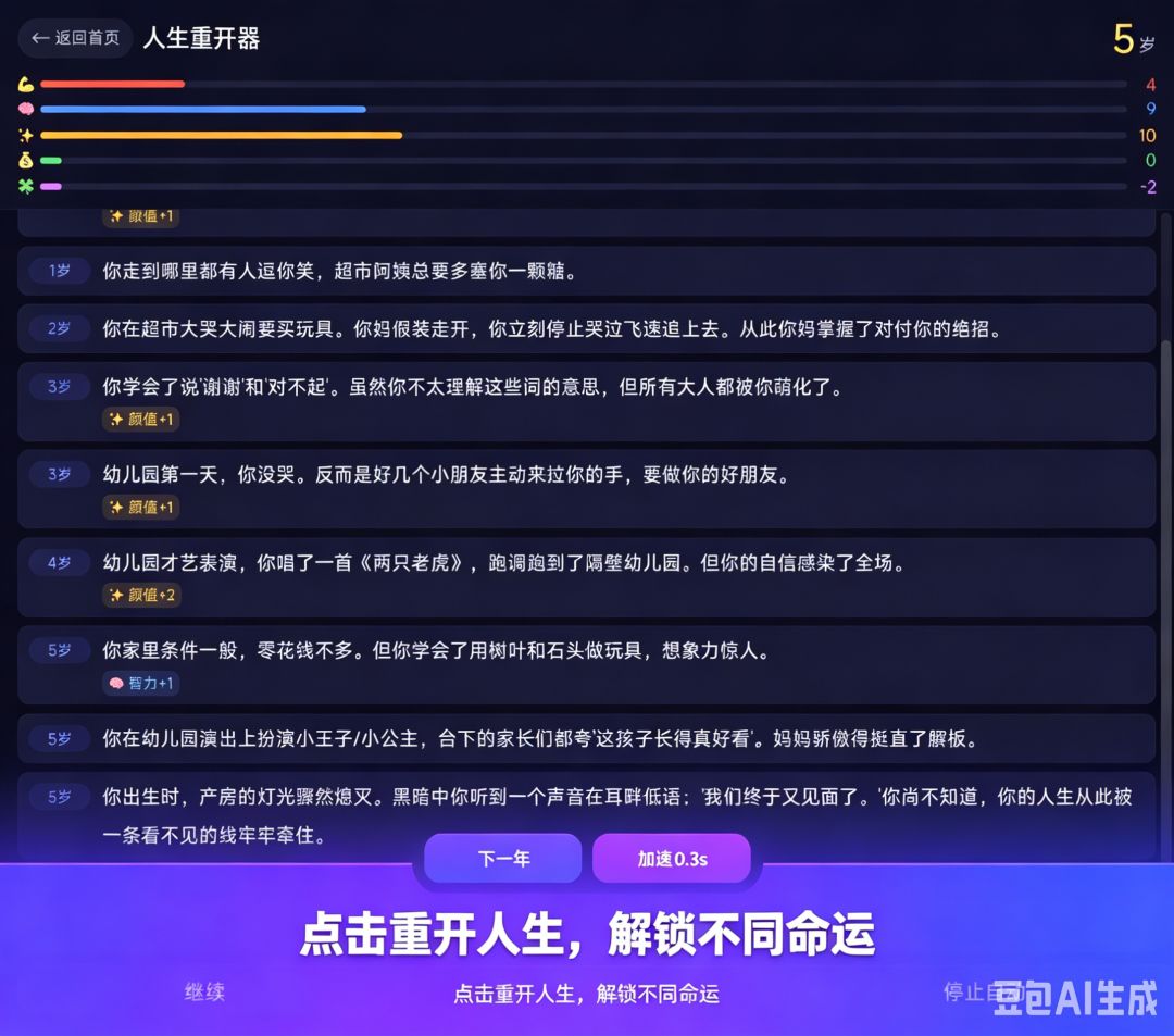 人生重启!开启你的别样人生 1