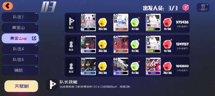 黄金山阵容截图