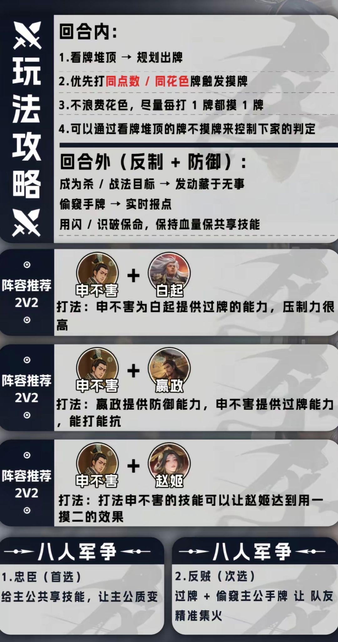 名将杀申不害一图流 2