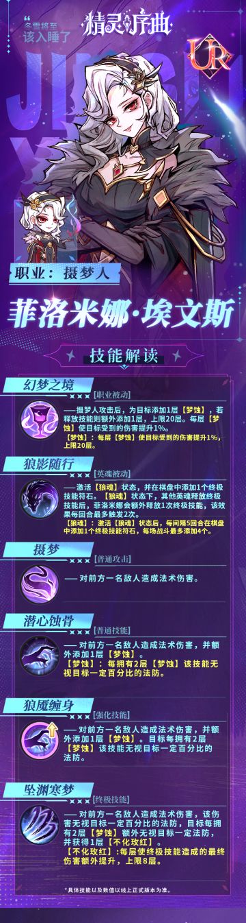 新角色预告3丨全新UR“菲洛米娜·埃文斯”技能曝光（内含抽奖）