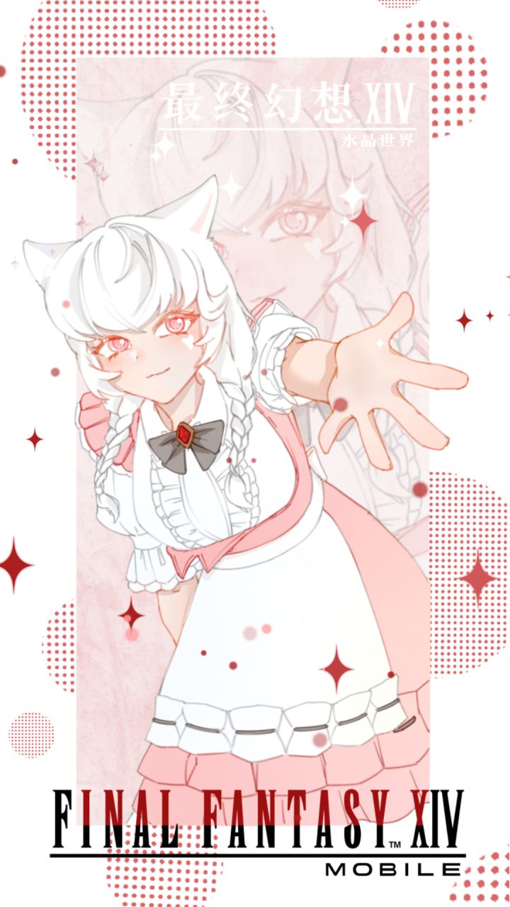 画了猫娘壁纸~!截图